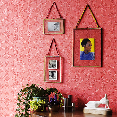 Обои под покраску Anaglypta Luxury Maxwell RD0671 фото в интерьере